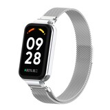 Strap-it® Xiaomi Smart Band 8 Active Milanaise Armband (Silber) Strap-it® Xiaomi Smart Band 8 Active Milanaise Armband (Silber)
