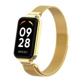 Strap-it® Xiaomi Smart Band 8 Active Milanaise Armband (Gold) Strap-it® Xiaomi Smart Band 8 Active Milanaise Armband (Gold)