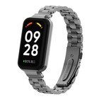 Strap-it® Strap-it Xiaomi Smart Band 8 Active Stahlarmband (Schwarz)