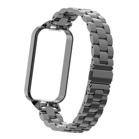 Strap-it® Strap-it Xiaomi Smart Band 8 Active Stahlarmband (Schwarz) Strap-it® Strap-it Xiaomi Smart Band 8 Active Stahlarmband (Schwarz)