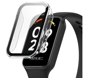 Strap-it® Xiaomi Smart Band 8 Active Hartschalenhülle mit Glas (Transparent) Strap-it® Xiaomi Smart Band 8 Active Hartschalenhülle mit Glas (Transparent)