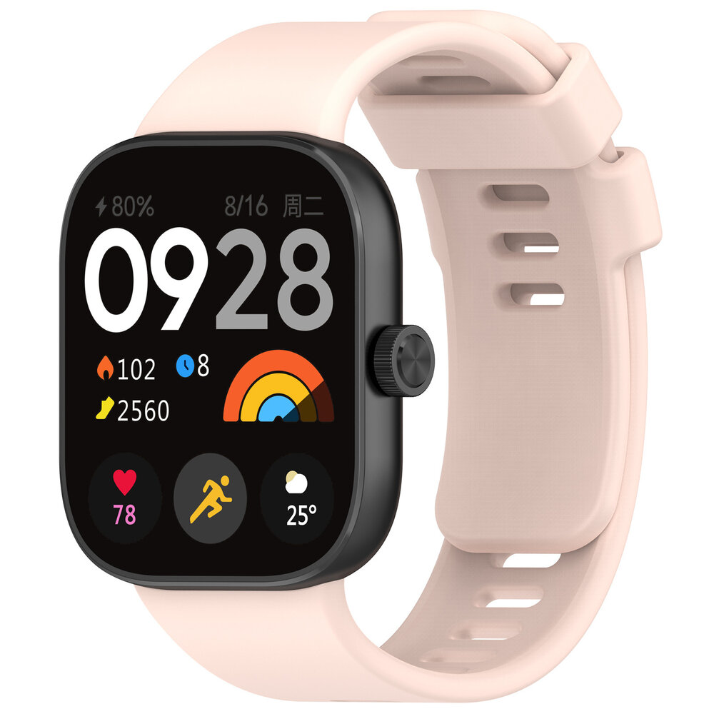 Strap-it® Strap-it Xiaomi Smart Band 8 Pro Silikonarmband (Rosa)