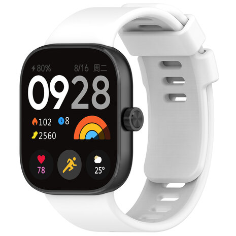 Strap-it® Strap-it Xiaomi Smart Band 8 Pro Silikonarmband (Weiß)