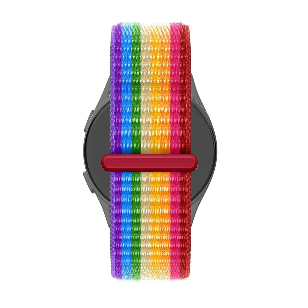 Bandz Bandz Withings ScanWatch 2 - 42mm Nylon Loop Armband (Regenbogen) Bandz Bandz Withings ScanWatch 2 - 42mm Nylon Loop Armband (Regenbogen)