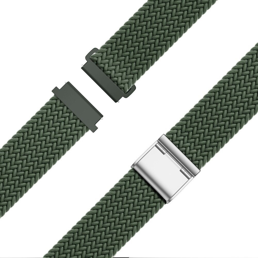 Bandz Bandz Withings Steel HR - 40mm geflochtenes Nylon Band (Olivgrün) Bandz Bandz Withings Steel HR - 40mm geflochtenes Nylon Band (Olivgrün)