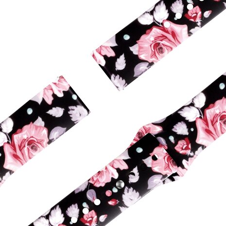 Bandz Bandz Withings Steel HR - 40mm Silikonarmband 'Flowers' Bandz Bandz Withings Steel HR - 40mm Silikonarmband 'Flowers'