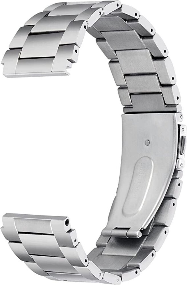 Strap-it® Strap-it Withings ScanWatch 2 - 38mm Titan Armband (Silber)
