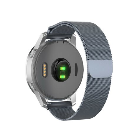 Strap-it® Strap-it Withings ScanWatch Light Milanaise Armband (Grau)