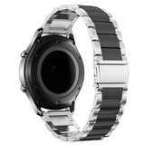 Strap-it® Withings ScanWatch Light Stahlarmband (Silber/Schwarz) Strap-it® Withings ScanWatch Light Stahlarmband (Silber/Schwarz)