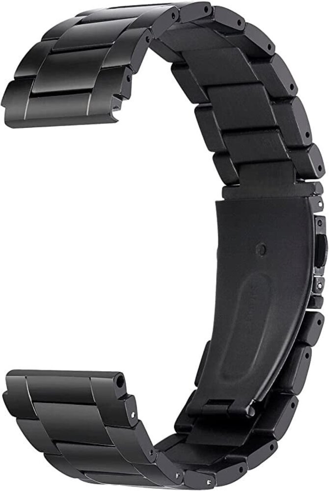 Strap-it® Strap-it Withings ScanWatch Light Titan Armband (Schwarz)
