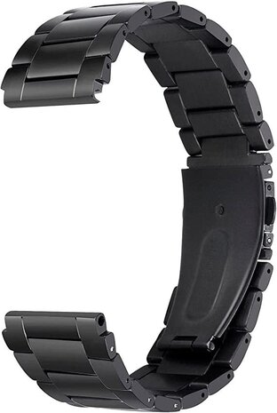 Strap-it® Strap-it Withings ScanWatch Light Titan Armband (Schwarz)
