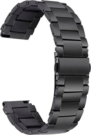 Strap-it® Strap-it Withings ScanWatch Light Titan Armband (Schwarz)