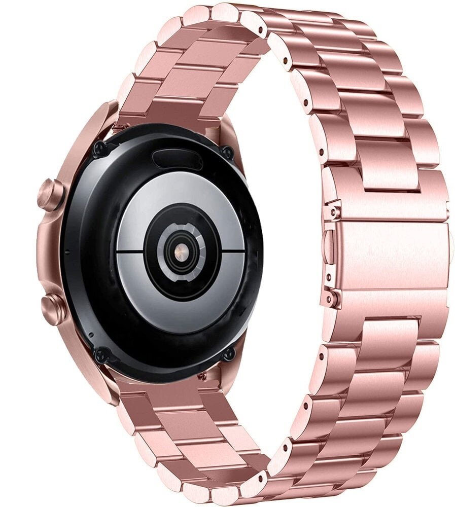 Strap-it® Strap-it Withings Steel HR - 36mm Stahlarmband (Rosa)