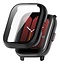 Strap-it® Strap-it Amazfit Active Hartschalenhülle mit Glas (Schwarz)