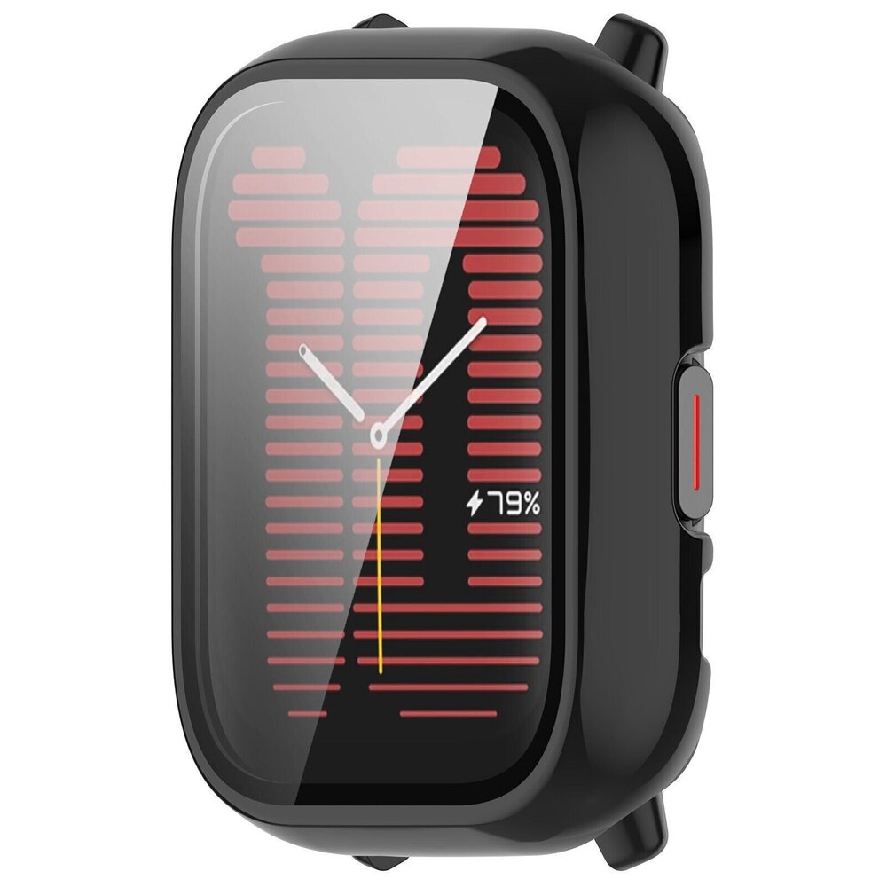 Strap-it® Strap-it Amazfit Active Hartschalenhülle mit Glas (Schwarz) Strap-it® Strap-it Amazfit Active Hartschalenhülle mit Glas (Schwarz)