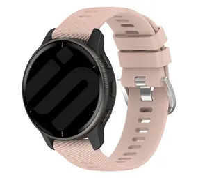 Strap-it® Garmin Forerunner 55 Silikonarmband (Rosa) Strap-it® Garmin Forerunner 55 Silikonarmband (Rosa)