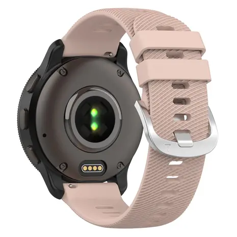 Strap-it® Strap-it Garmin Forerunner 55 Silikonarmband (Rosa)