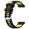 Strap-it® Strap-it Garmin Forerunner 55 Sportarmband mit Schnalle (Schwarz/Gelb) Strap-it® Strap-it Garmin Forerunner 55 Sportarmband mit Schnalle (Schwarz/Gelb)