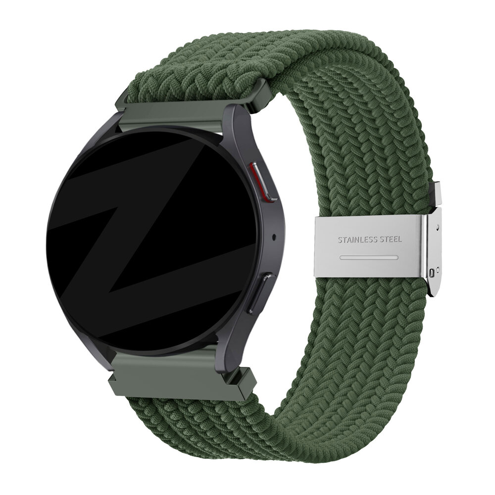 Bandz Bandz Polar Grit X2 Pro geflochtenes Nylonarmband (Olivgrün)