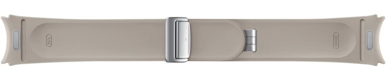 Samsung Original Samsung Galaxy Watch 6 Classic 47mm D-Buckle vegan Lederarmband (Etoupe) Samsung Original Samsung Galaxy Watch 6 Classic 47mm D-Buckle vegan Lederarmband (Etoupe)