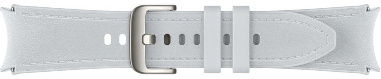 Samsung Original Samsung Galaxy Watch 6 Classic 47mm vegan Lederarmband (Silber) Samsung Original Samsung Galaxy Watch 6 Classic 47mm vegan Lederarmband (Silber)