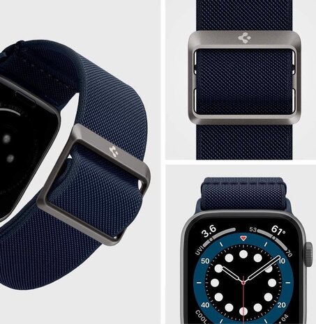 Spigen Spigen Apple Watch Fit Lite armband (Dunkelblau) Spigen Spigen Apple Watch Fit Lite armband (Dunkelblau)