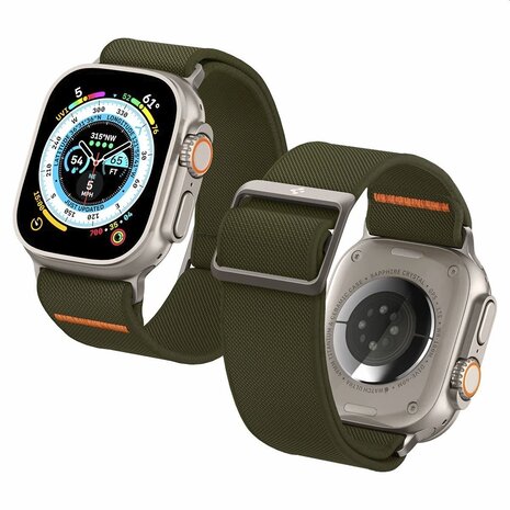 Spigen Spigen Apple Watch Lite Ultra armband (Dunkelgrün) Spigen Spigen Apple Watch Lite Ultra armband (Dunkelgrün)
