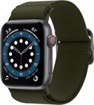 Spigen Spigen Apple Watch Fit Lite nylon armband (Dunkelgrün)
