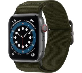 Spigen Spigen Apple Watch Fit Lite nylon armband (Dunkelgrün) Spigen Spigen Apple Watch Fit Lite nylon armband (Dunkelgrün)