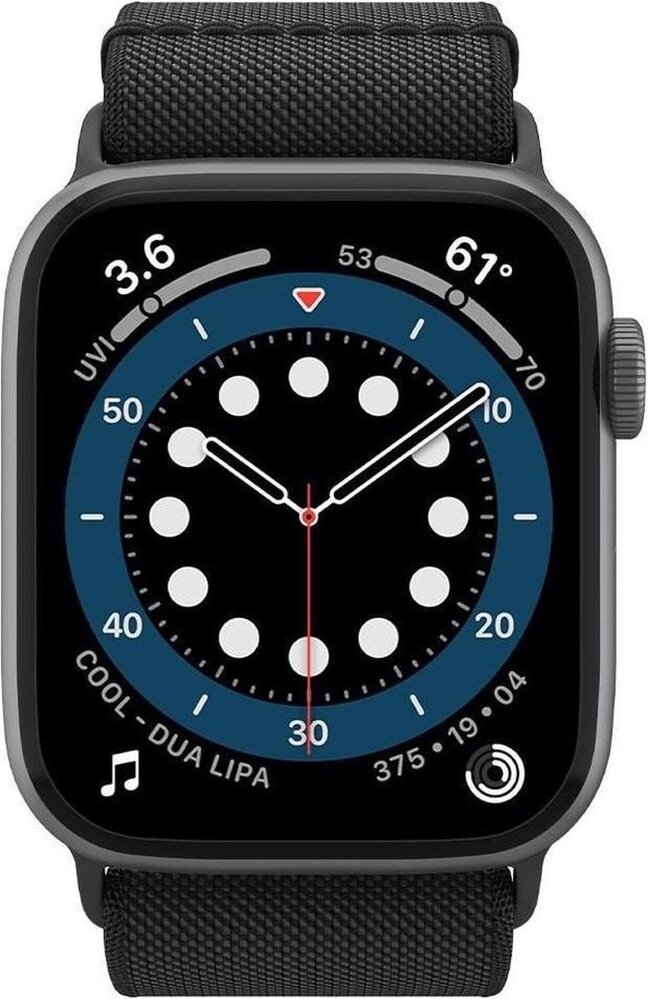 Spigen Spigen Apple Watch Fit Lite nylon armband (Schwarz) Spigen Spigen Apple Watch Fit Lite nylon armband (Schwarz)