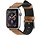 Spigen Apple Watch Retro Fit leder armband (Dunkelbraun)
