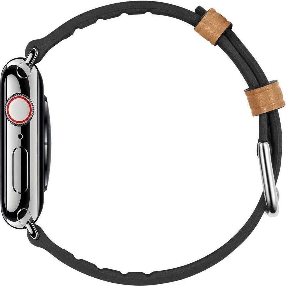 Spigen Spigen Apple Watch Retro Fit leder armband (Dunkelbraun) Spigen Spigen Apple Watch Retro Fit leder armband (Dunkelbraun)