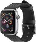 Spigen Spigen Apple Watch Retro Fit leder armband (Schwarz)