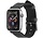 Spigen Apple Watch Retro Fit leder armband (Schwarz)