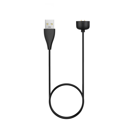 Bandz Bandz Xiaomi Mi Band 5 / 6 / 7 magnetisches USB-A Ladekabel (Schwarz) - 100cm Bandz Bandz Xiaomi Mi Band 5 / 6 / 7 magnetisches USB-A Ladekabel (Schwarz) - 100cm