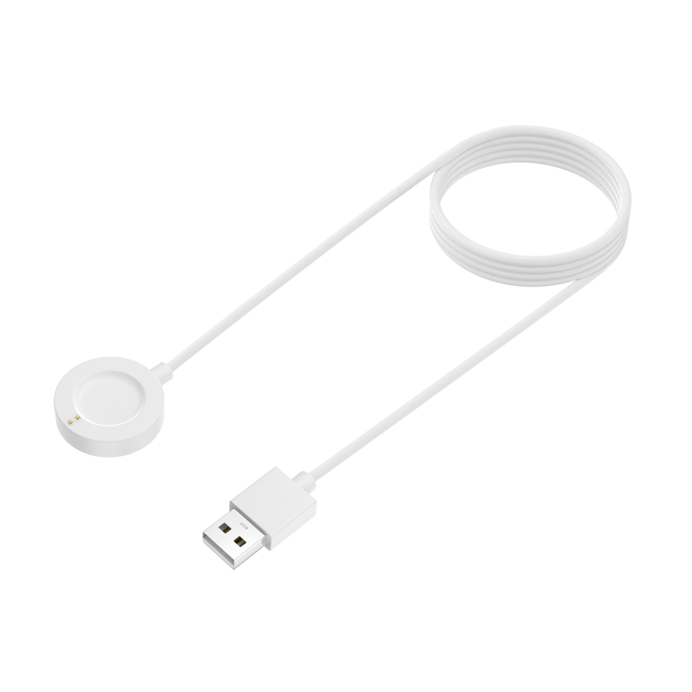 Bandz Bandz Fossil Gen 4 / 5 / 5e / 6 USB-A Ladekabel (Weiß) - 100cm Bandz Bandz Fossil Gen 4 / 5 / 5e / 6 USB-A Ladekabel (Weiß) - 100cm