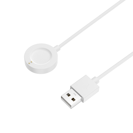 Bandz Bandz Fossil Gen 4 / 5 / 5e / 6 USB-A Ladekabel (Weiß) - 100cm Bandz Bandz Fossil Gen 4 / 5 / 5e / 6 USB-A Ladekabel (Weiß) - 100cm