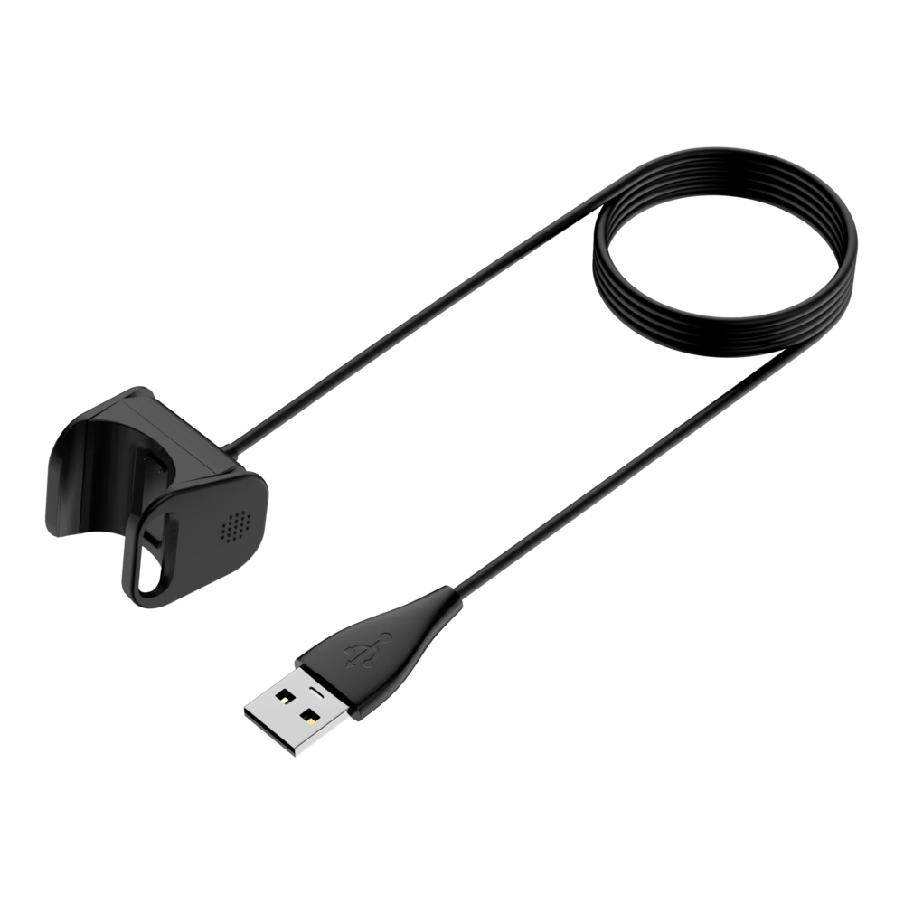 Bandz Bandz Fitbit Charge 3 USB-A Ladekabel (Schwarz) -100cm Bandz Bandz Fitbit Charge 3 USB-A Ladekabel (Schwarz) -100cm