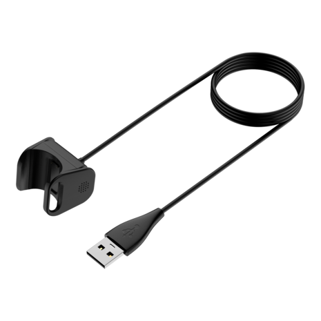 Bandz Bandz Fitbit Charge 3 USB-A Ladekabel (Schwarz) -100cm Bandz Bandz Fitbit Charge 3 USB-A Ladekabel (Schwarz) -100cm