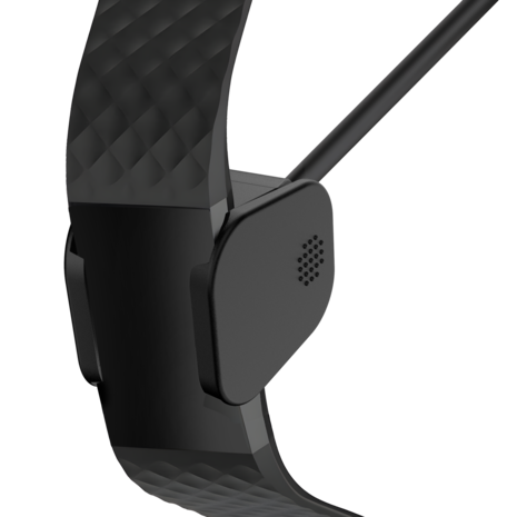 Bandz Bandz Fitbit Charge 3 USB-A Ladekabel (Schwarz) -100cm Bandz Bandz Fitbit Charge 3 USB-A Ladekabel (Schwarz) -100cm