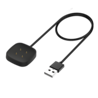 Bandz Bandz Fitbit Versa 3 / Versa 4 USB-A Ladekabel (Schwarz) - 30cm Bandz Bandz Fitbit Versa 3 / Versa 4 USB-A Ladekabel (Schwarz) - 30cm