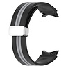 Strap-it® Strap-it Samsung Galaxy Watch 4 40mm magnetisches Sportband (Schwarz/Grau) Strap-it® Strap-it Samsung Galaxy Watch 4 40mm magnetisches Sportband (Schwarz/Grau)