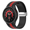 Strap-it® Strap-it Samsung Galaxy Watch 5 Pro magnetisches Sportband (Schwarz/Rot) Strap-it® Strap-it Samsung Galaxy Watch 5 Pro magnetisches Sportband (Schwarz/Rot)