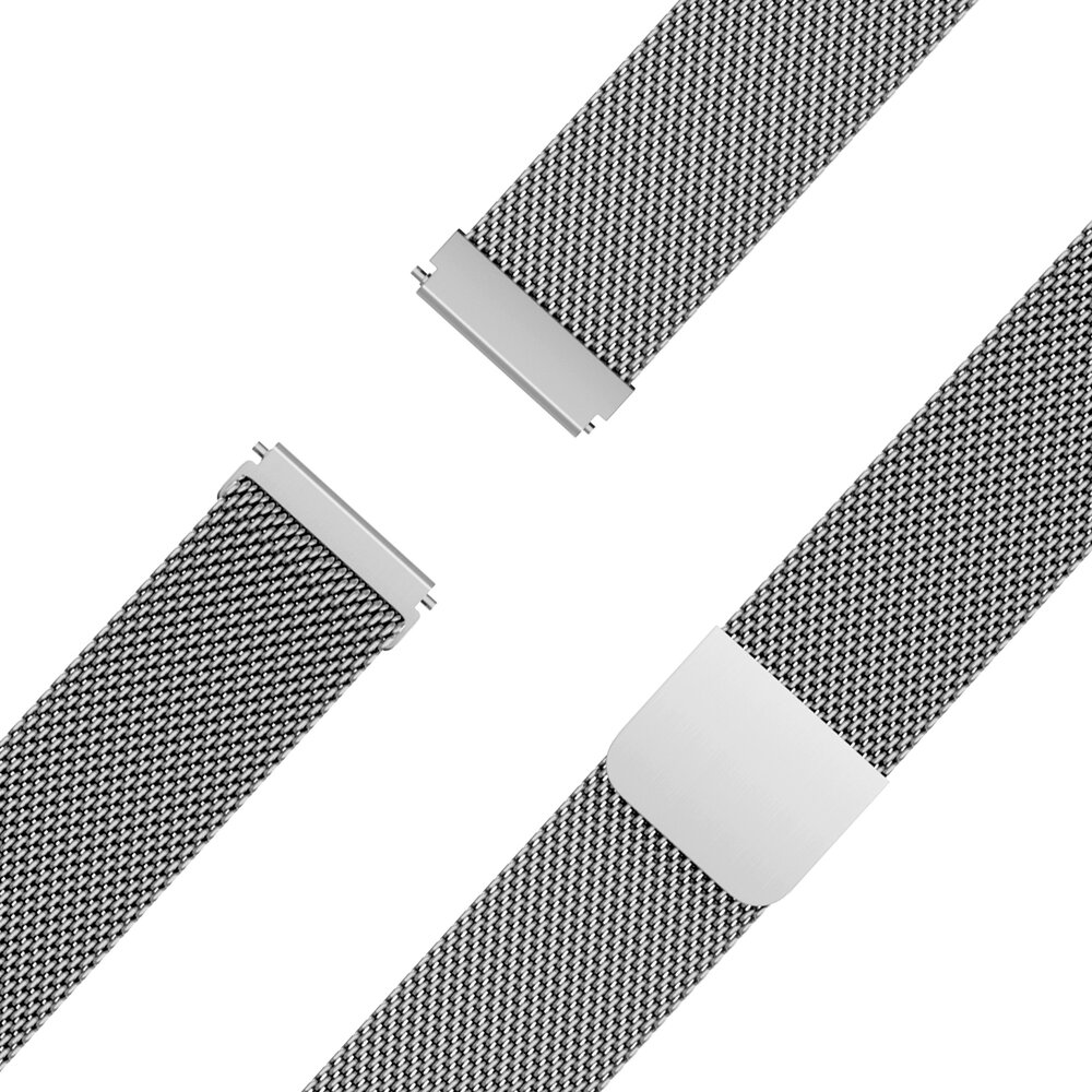 Bandz Bandz Garmin Lily 2 Milanaise Loop Armband (Silber) Bandz Bandz Garmin Lily 2 Milanaise Loop Armband (Silber)