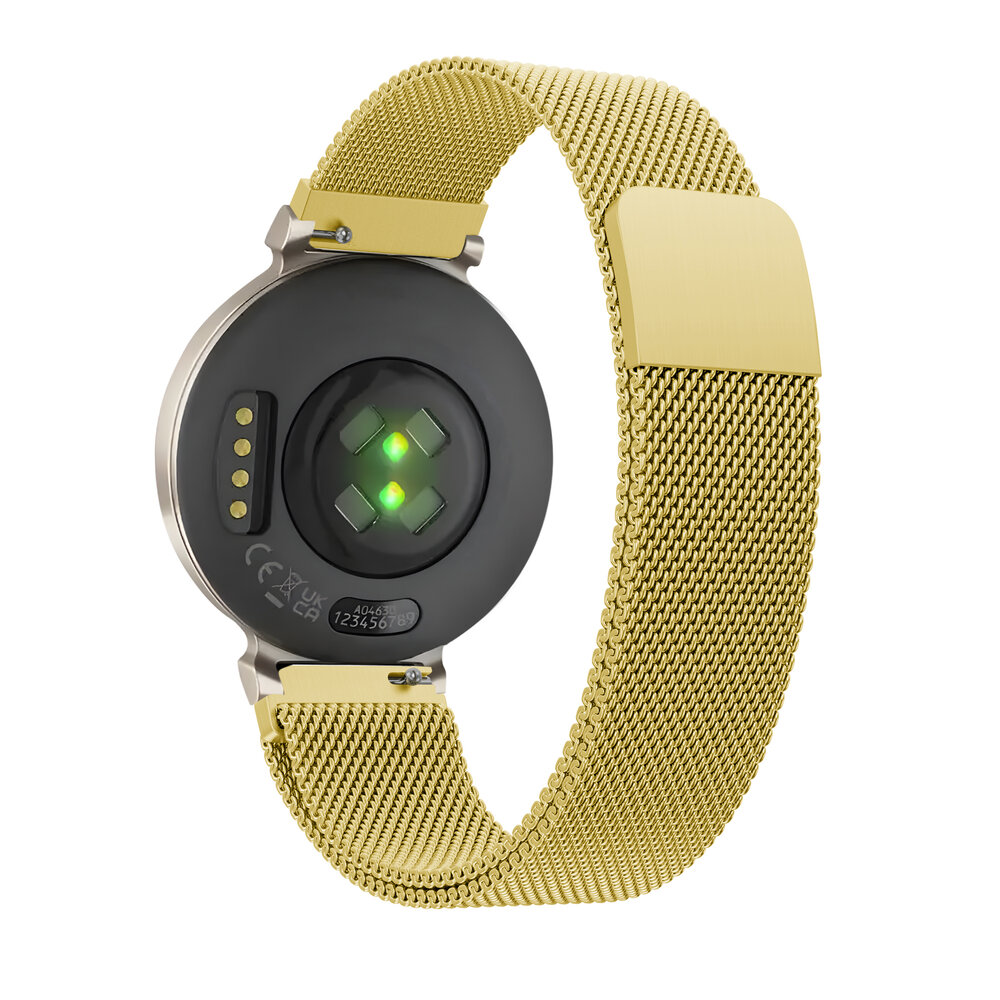 Bandz Bandz Garmin Lily 2 Milanaise Loop Armband (Gold) Bandz Bandz Garmin Lily 2 Milanaise Loop Armband (Gold)