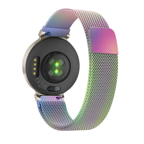 Bandz Bandz Garmin Lily 2 Milanaise Loop Armband (Perlmutt) Bandz Bandz Garmin Lily 2 Milanaise Loop Armband (Perlmutt)