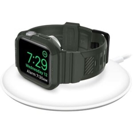 Spigen Apple Watch 44mm 45mm Rugged Armor Pro Military Armband Smartwatcharmbaender