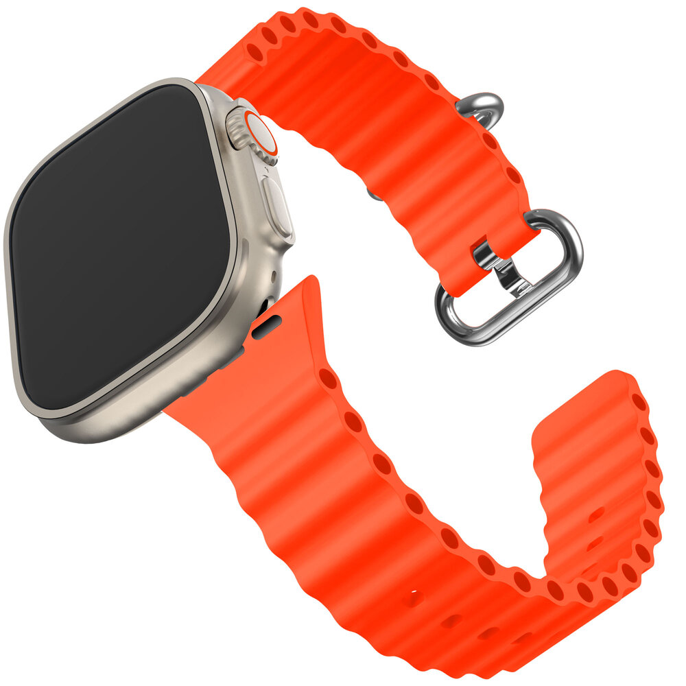Bandz Bandz Apple Watch Ocean Armband (oranje) Bandz Bandz Apple Watch Ocean Armband (oranje)