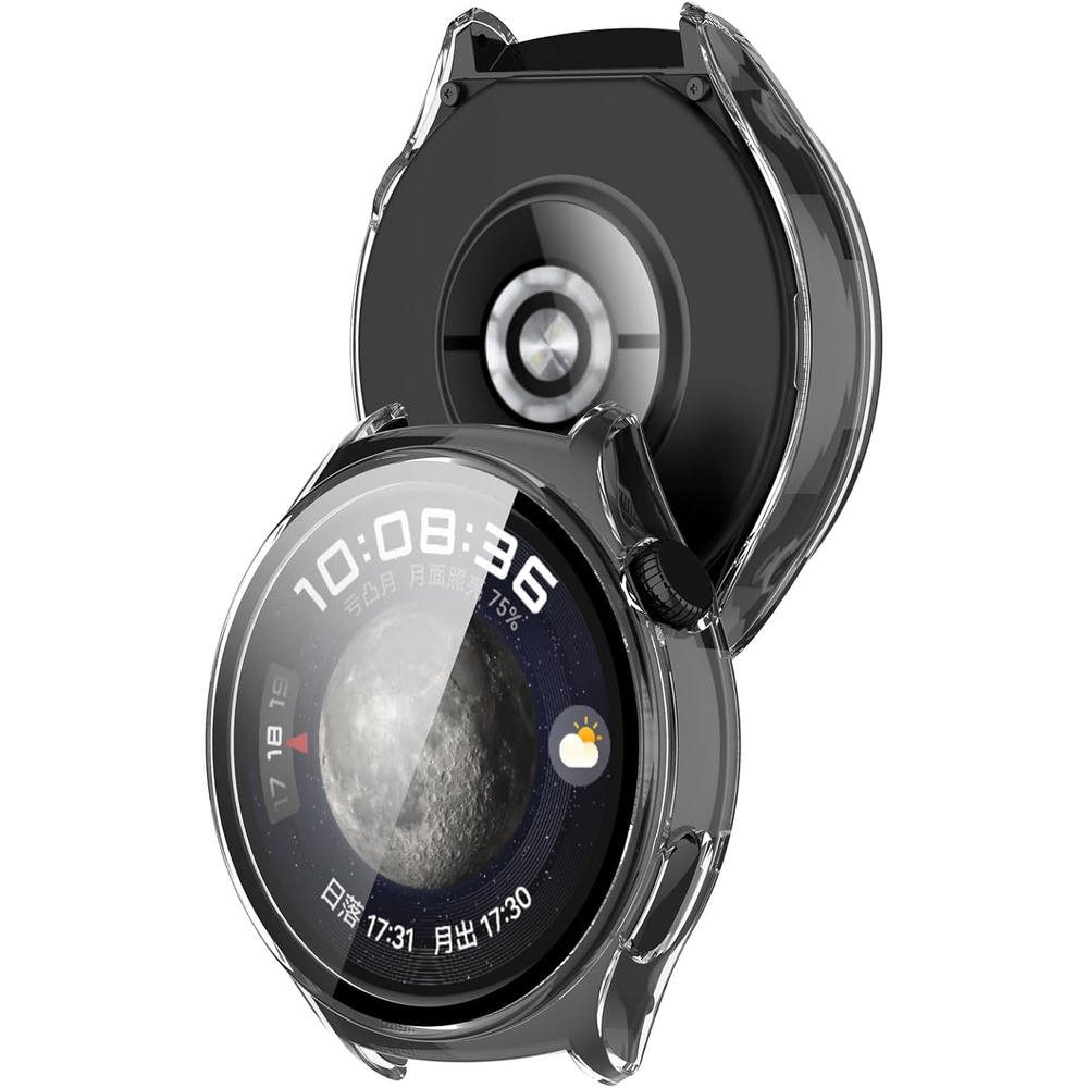 Strap-it® Strap-it Huawei Watch 4 Hartschalenhülle mit Glas (Transparent) Strap-it® Strap-it Huawei Watch 4 Hartschalenhülle mit Glas (Transparent)