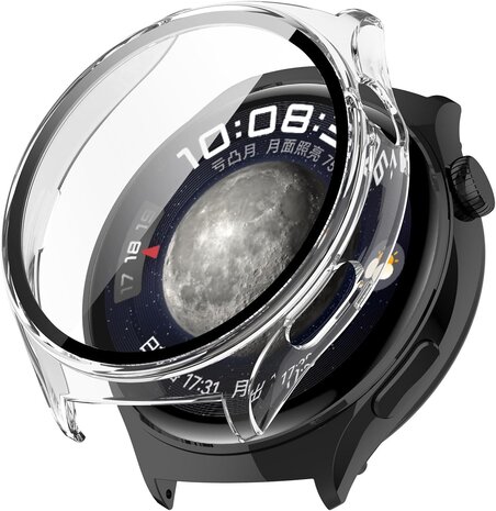 Strap-it® Strap-it Huawei Watch 4 Pro Hartschalenhülle mit Glas (Transparent) Strap-it® Strap-it Huawei Watch 4 Pro Hartschalenhülle mit Glas (Transparent)